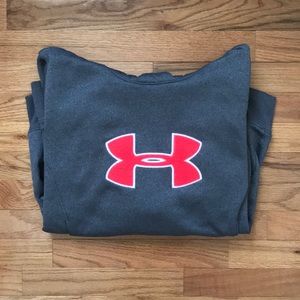 Under Armour Grey and Coral Hoodie
